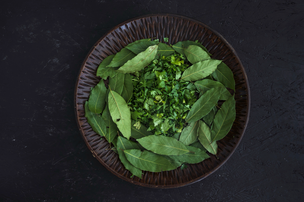 dark leafy greens in bowl